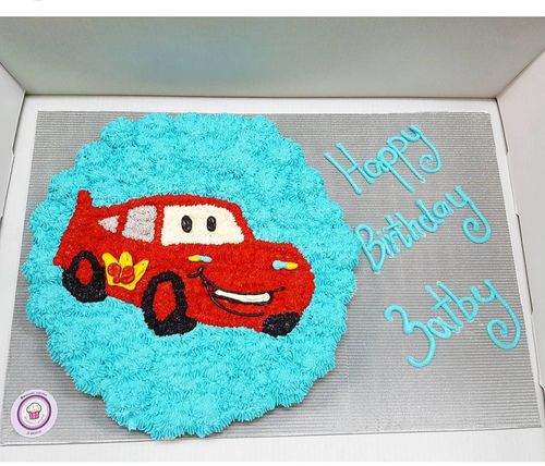 Cars Mcqueen - mini cupcakes Please keep your writing that you want on the board in the box below