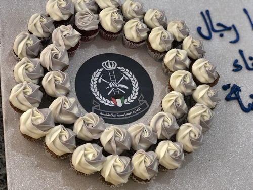 Kuwait Fire Force - 3 Dozens mini cupcakes