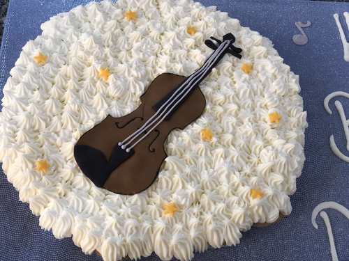 Violin - mini cupcakes Please keep your writing that you want on the board in the box below