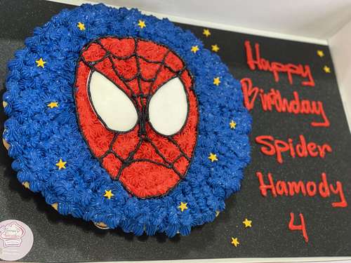 Spiderman - mini cupcakes Please keep your writing that you want on the board in the box below