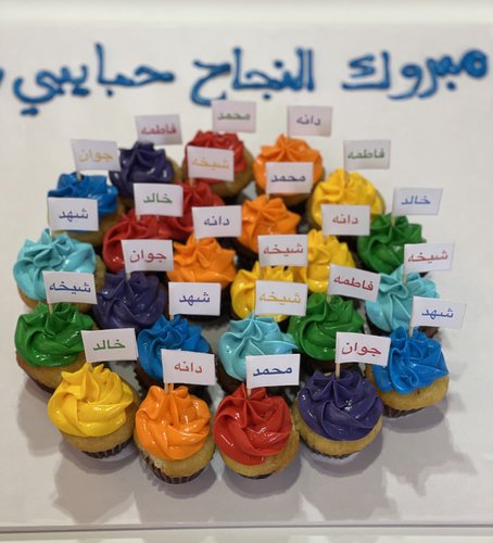 Cupcakes w/ names - mini cupcakes Please keep your writing that you want on the board in the box belowWrite the names in box below