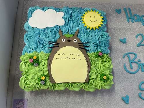 Totoro - mini cupcakes Please keep your writing that you want on the board in the box below