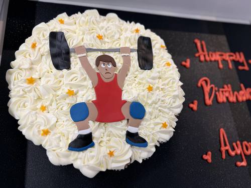 Weight Lifting - mini cupcakes Please keep your writing that you want on the board in the box below