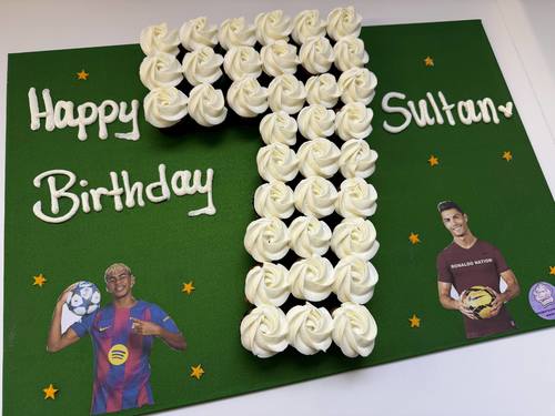 number w/ 2 players - 3 Dozens mini cupcakes&nbsp; Please keep your writing that you want on the board in the box below