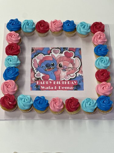 stitch pink and blue