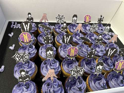 Wednesday Adam big cupcakes