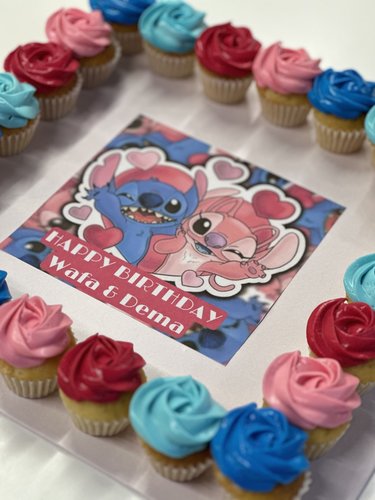stitch pink and blue