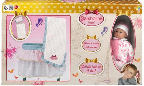 Bambolina doll with bed and accessories - Suitable age from 3 years to 6 years