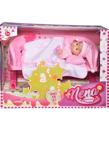 Baby Harrdss - Bambolina - Nina Doll with Bed and Accessories - Suitable age from 3 years to 5 years