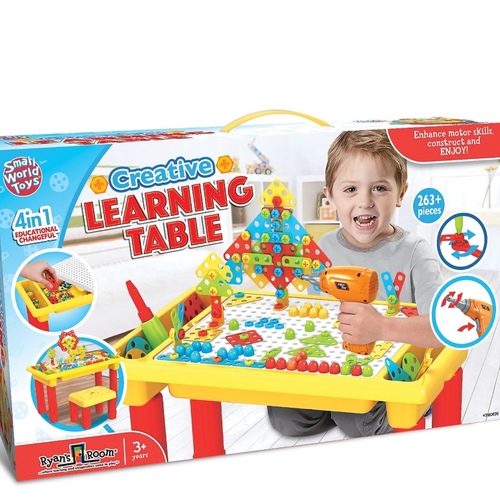 • Great educational toy• Great way to build and design• Develops Thyroid motor skills• Learning tabl