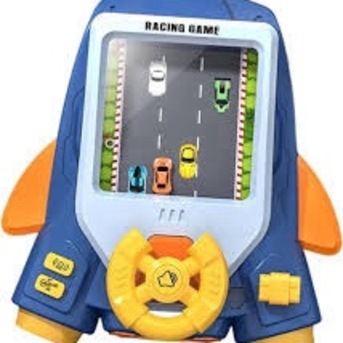 Simulation Steering Wheel Racing Driving Obstacle Avoidance 11 Challege 11 Musical Song Toy Game for