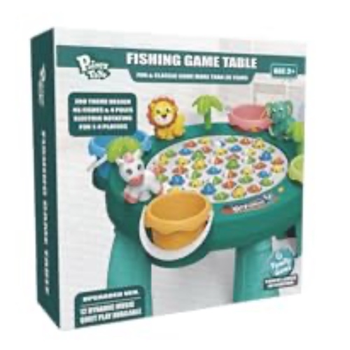 Zoo electric rotation fishing game