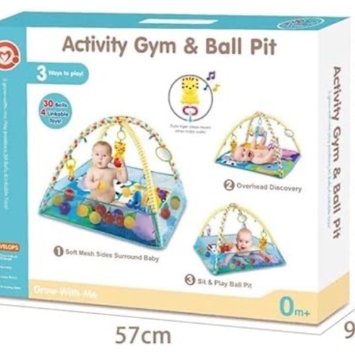 Baby play mat activity gym with balls