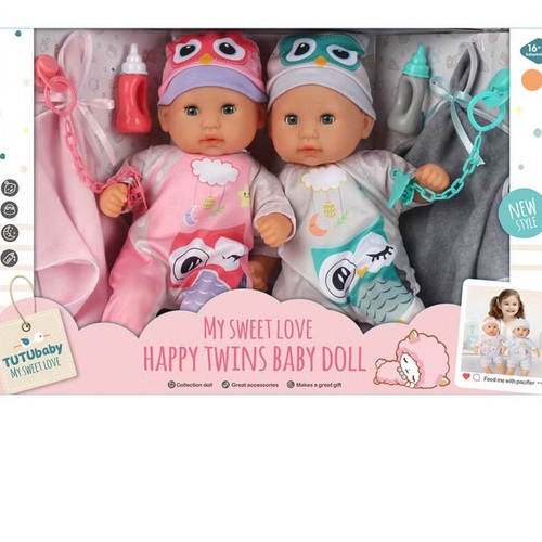 Happy Twins Baby dolls size:47*18*30cms