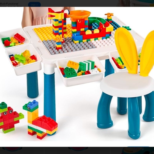 multi functional building blocks activaty table