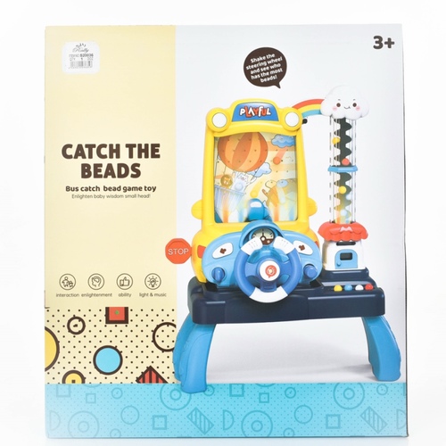 CATCH THE BEADSBus catch bead game toy