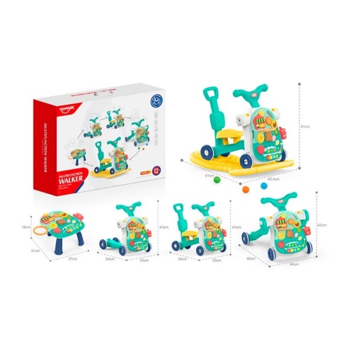 Baby multifunctional walker 5 in 1