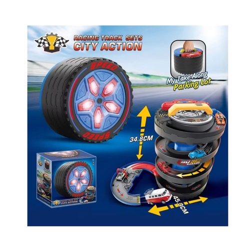 Toys 2 in 1 DIY Musical LightingToy Parking