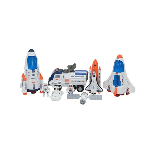 Children space rocket playset