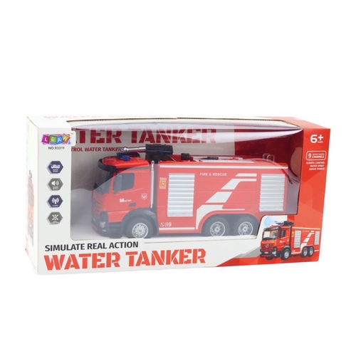 water Tanker runs with remote controls