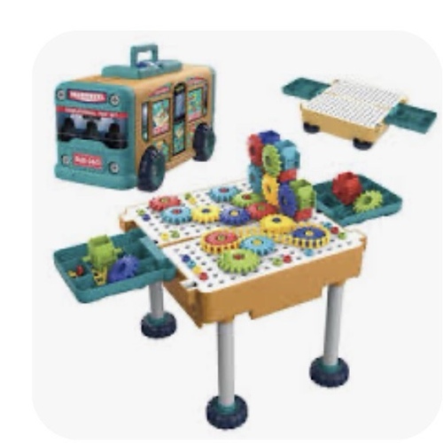 Multifunctional Bus and blocks game