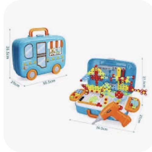 Multifunctional Bus and blocks game