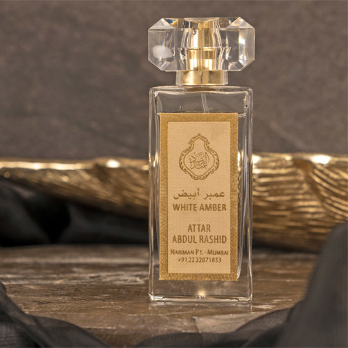 White Amber Perfume - Size 60 ml   Description: A mixture of white amber and balsam flower