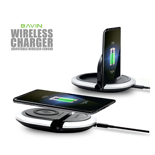 Baffin PC536 Wireless Charger Stand with Adjustable Monitor (Code:111) - BAVIN PC536 . Wireless Charging Base and Stand at the same time High quality and elegant shape Slim and Lightweight Works with all smart devices   You can charge your phone and watch movies easily You can {in the car to make a mobile stand Wireless watchdog distance: 8m Intelligent temperature control function Non-slip pads on the charging surface and base to prevent slipping to make it more stable on the table