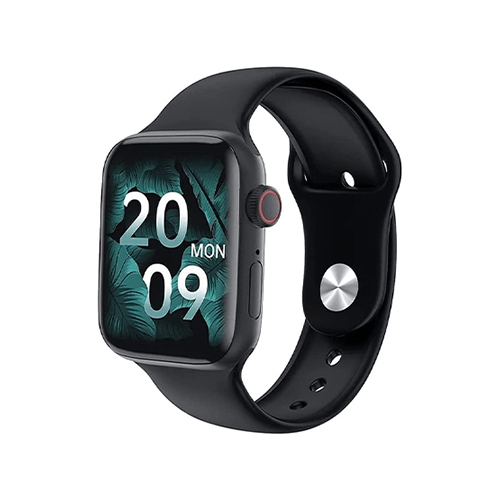 Smart Watch HW22 Pro Size 44 6th Generation 6 (Code: 96) - Smart Watch HW22 Pro Size 44 6th Generation 6 Screen size: 1.75 HDIPS Type: IPS Type Cover 230 x 385 pixels Battery Capacity: 220 Ah Charging time: about 2 hours Charging type: magnet cable Bluetooth version: BT 4.0 or above Compatible OS Android 5.0 or above, iOS 8.0 or above Interviews and calls were made and answered through bluetooth Arabic language support IP67 waterproof, not suitable for swimming Heart rate monitor Blood pressure measurement temperature measurement Measure the number of steps Support multiple sports programs Message alert Alarm type sound/vibration Screen lighting, hand raised stopwatch Alarm / Result Idle alert Remote control of the camera when taking a selfie Loss Alert music control Screen pitch control