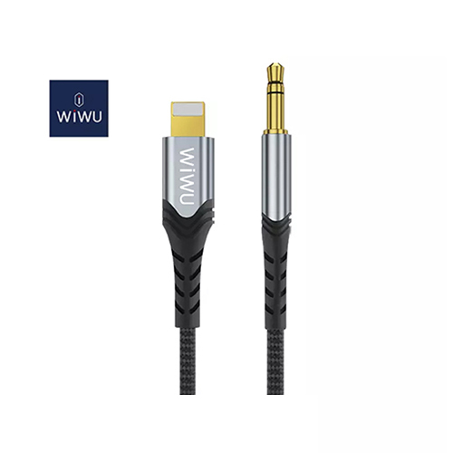 3.5mm to Lightning Stereo Audio Cable - Black / WiWU-YP02B (Code:151) - 3.5mm To Lightning Stereo Audio Cable - Black | YP02B Product Description Product Model YP02 Material Braided nylon + copper core compatible 3.55 jack to Lightning port, support iphone/ipad/ipod to speaker Deal 1pc/color box 48 pieces/carton 6 kg/carton Carton size: 53*41*24cm Features Special design for IOS lightning devices, such as iphone, ipad, ipod, etc. Support ios device to 3.5mm audio like speaker, etc.