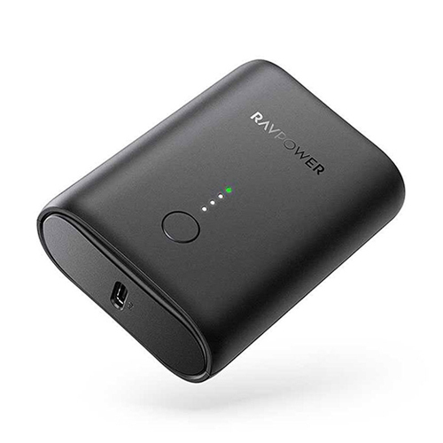 RAVPower MFi Power Bank 10000 mAh Dual USB 18 Watts - Black (Code:146)