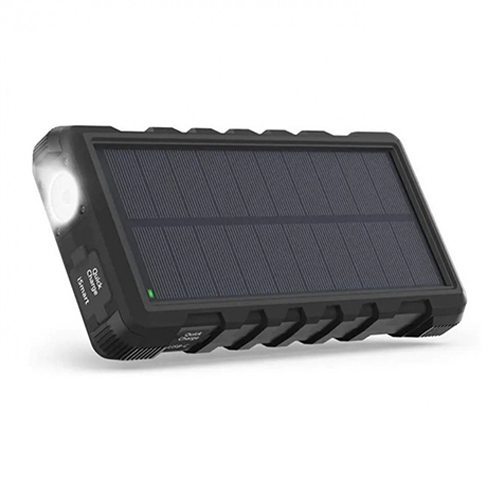 RAVPower Portable Charger 25000 mAh Solar Fast Charging - RP-PB083 (Code:143) - RAVPower RP-PB083 Portable Charger 25000 mAh Solar Fast Charging Key Features At the moment at full speed Home Protection and Security Service operates in 2009 Intelligent technology that identifies when shipping encounters trade resistance LED light Protects your device from overcharging Indicator for charging energy through solar panels Specifications Brand: RAVPower Power: 25000 amps Number and writing: RP-PB083