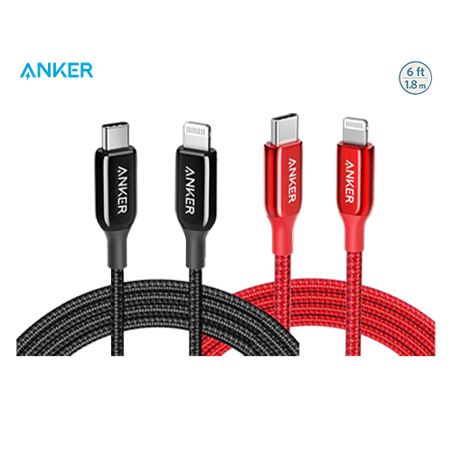 Anker USB-C to Lightning Cable (1.8m/6ft) (Code: 178) - Product details Anker USB-C to Lightning Cable (1.8m/6ft) Features and Specifications: Brand: deny Model: A8843H Type: PowerLine + III Cable length: 1.8 meters Compatible with devices with Type-C and Lightning port Features: charging / data transmission Data transfer speed 480Mbps flexible cable Heavy Duty Design Contents: cable