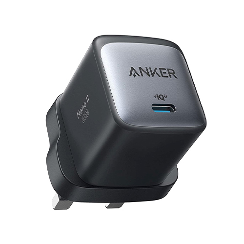 Anker Nano II 65W USB-C Charger - Black (Code:204) - Anker NanoE USB-C 65W Charger - Black Written by: SKU: A2663K11 High-Speed ​​Charging Compact Design Powered by GaN II. Technology Charger-to-Charger Switching High-Speed ​​Charging for Computers