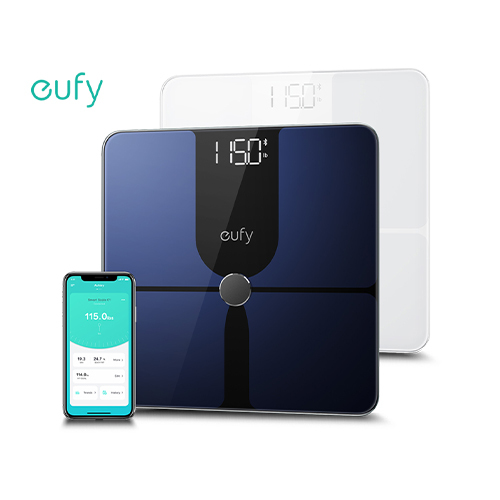 Eufy P1 Smart Scale (Code:230) - Eufy P1 Smart Scale Smart scale with bluetooth connection Big LED screen 14 measurement type: weight / body fat / body mass index / body composition analysis for fitness It has lighting to facilitate the process of reading the measurements Auto on/off Auto beep tempered glass surface