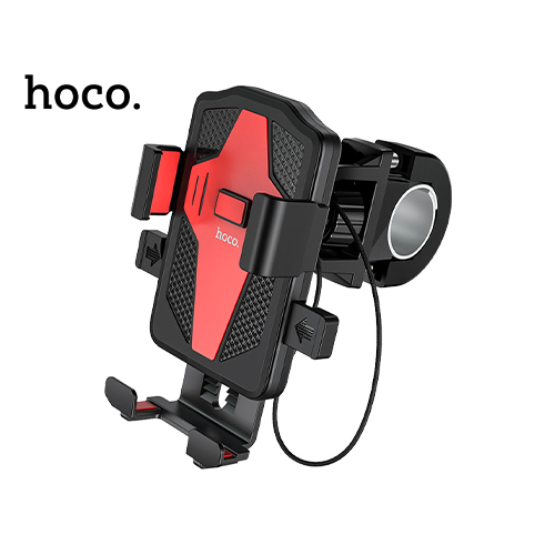 Hoco - Motorcycle and Bicycle Phone Stand - Black (Code:243) - Hoco - Motorcycle and Air Phone Stand - Black Features and Specifications: Brand: HOCO Model: CA73 Material: PC + silicone Surface: texture Size (100 x 122 x 136) mm Weight: 135 g Clasp width: 65-95mm Suitable for 4.5-7 inch mobile phones Mount diameter range: 20 - 43 mm Application: bicycle, motorcycle, baby stroller, shopping car Contents: phone holder