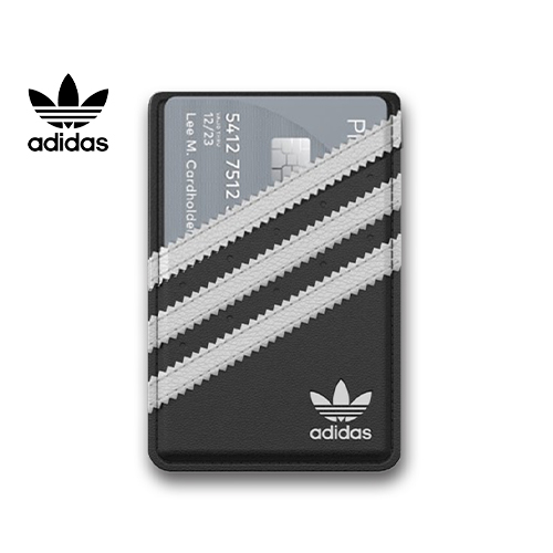 Adidas Originals Card Holder for Smartphones - Black (Code: 266) - Adidas Original Smart Phone Card Holder - Black Brand: ADIDAS Adidas logo with 3 stripes on the back Adidas Original Universal Card Holder for Smartphones is designed for most smartphones in the market Modern design with 3 stripes logo on the back With a pocket you can put in your card or a bundle of money for a light outing   You can easily reach all the buttons and ports of your phone and also you can charge wirelessly after removing the cards