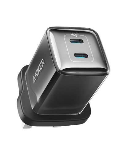 Anker 521 Charger (Nano Pro) 40W Blaack ( code: 292 ) - Anker USB -C Charger 40W, 521 Charger (Nano Pro), PIQ 3.0 Durable Compact Fast Charger, Anker Nano Pro for iPhone 13/13 Mini/13 Pro/13 Pro Max/12, Galaxy, Pixel 4/3, iPad/ iPad mini (Cable Not Included)40W Max Charging: Charge your MacBook Air at full speed when you connect to either USB-C port.Simultaneous Charging: Power up your iPhone 13 and your iPad at the same time, at full speed.Advanced Safety Features: Equipped with our all-new ActiveShield safety system to offer enhanced protection. Features a Dynamic Temperature Sensor which actively monitors temperature, and a Power Tuner Chip which adjusts power output to safeguard your connected device. Our Speed, Your Style: Choose between 4 unique colors to find the one that suits your style.What You Get: Anker 521 Charger (Nano Pro), welcome guide, our worry-free 18-month warranty, and friendly customer service (cable not included). Note: This is not a foldable charger.