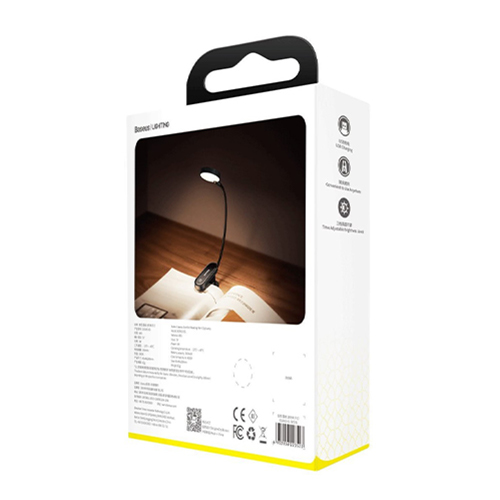 Baseus DGRAD-0G - Mini Clip Eye Protection Lamp - Black (Code:213)