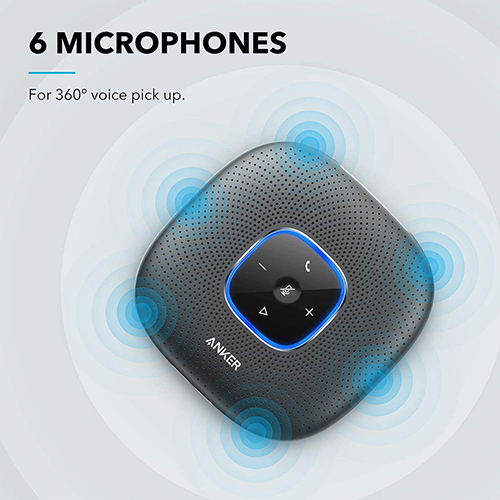 Anker PowerConv Bluetooth Speaker With 6 Microphones - Black (Code:236)
