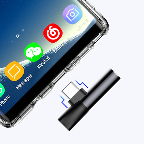 Baseus Adapter Connector 3.5mm Headphone Jack and Type C Port Model (CATL41-01) (Code:259)