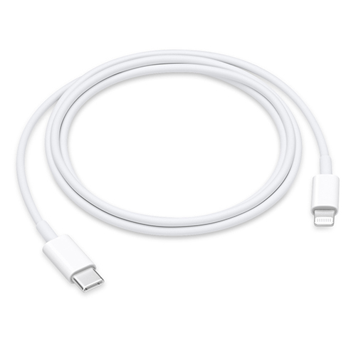 أبل - كيبل USB-C إلى Lightning شحن 3.3 قدم  متوفر بطول 1 متر ابيض (كود:101)