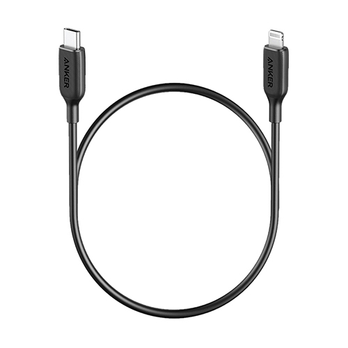 انكر - كيبل باور لاين ٣ يو اس بي سي إلى لايتنينج (1.8م \ 6 قدم ) (كود :175)