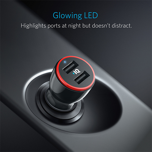 Anker PowerDrive 2 24W Car Charger - Black (code: 172)