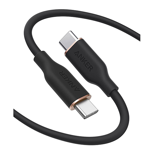 أنكر - كيبل باور لاين II فلو USB-C الى USB-C - كيبل 100 واط (6 قدم / 1.8 متر) (كود:250)