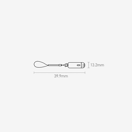 Baseus T3 Rechargeable Anti-Lost Smart Tracker Support Bluetooth and GPS - White (Code:209)
