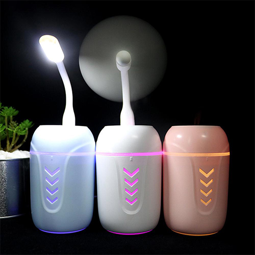 Air Humidifier for Car, Home and Office with USB LED Light (Code:77)