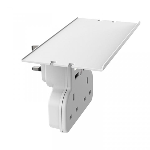 بورودو -  2 مقبس كهرباء بستاند + 2 USB  متعدد الوظائف بتصميم ذكي وضوء ليلي 13 أمبير 12 واط (كود:125)