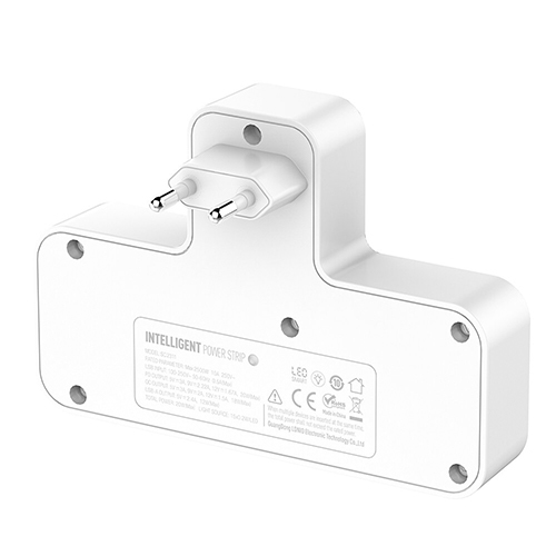 شاحن لدنيو بقوة 20 واط  يحتوي على 2 مقبس كهرباء ومنفذ USB 2 + PD- موديل SC2311(كود:42)