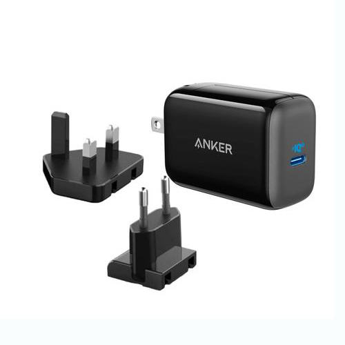 Anker 65W PowerPort 3 Pod Wall Charger - Black (Code: 169)